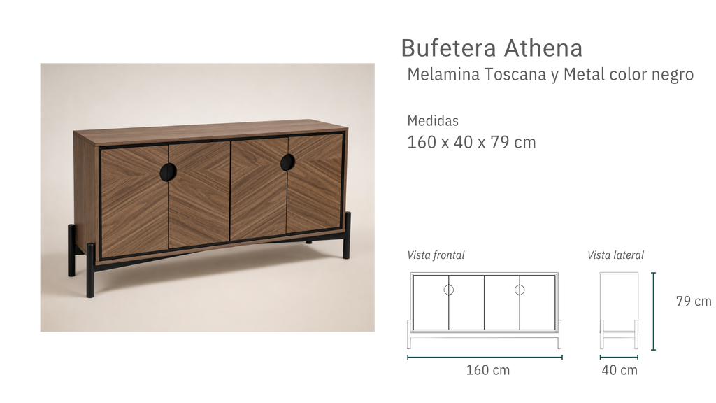 Comedor Athena para 6 personas