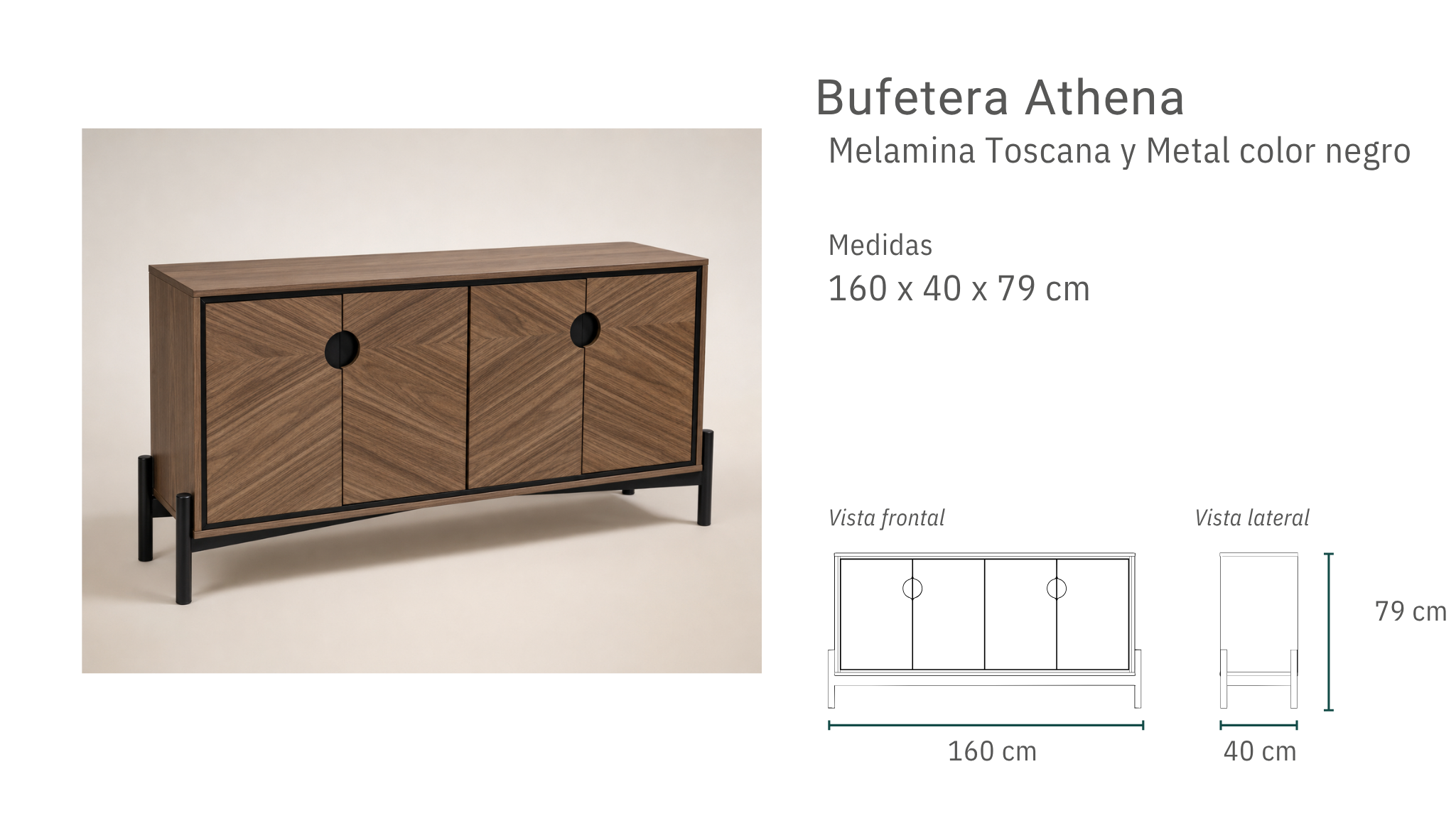 Comedor Athena para 6 personas
