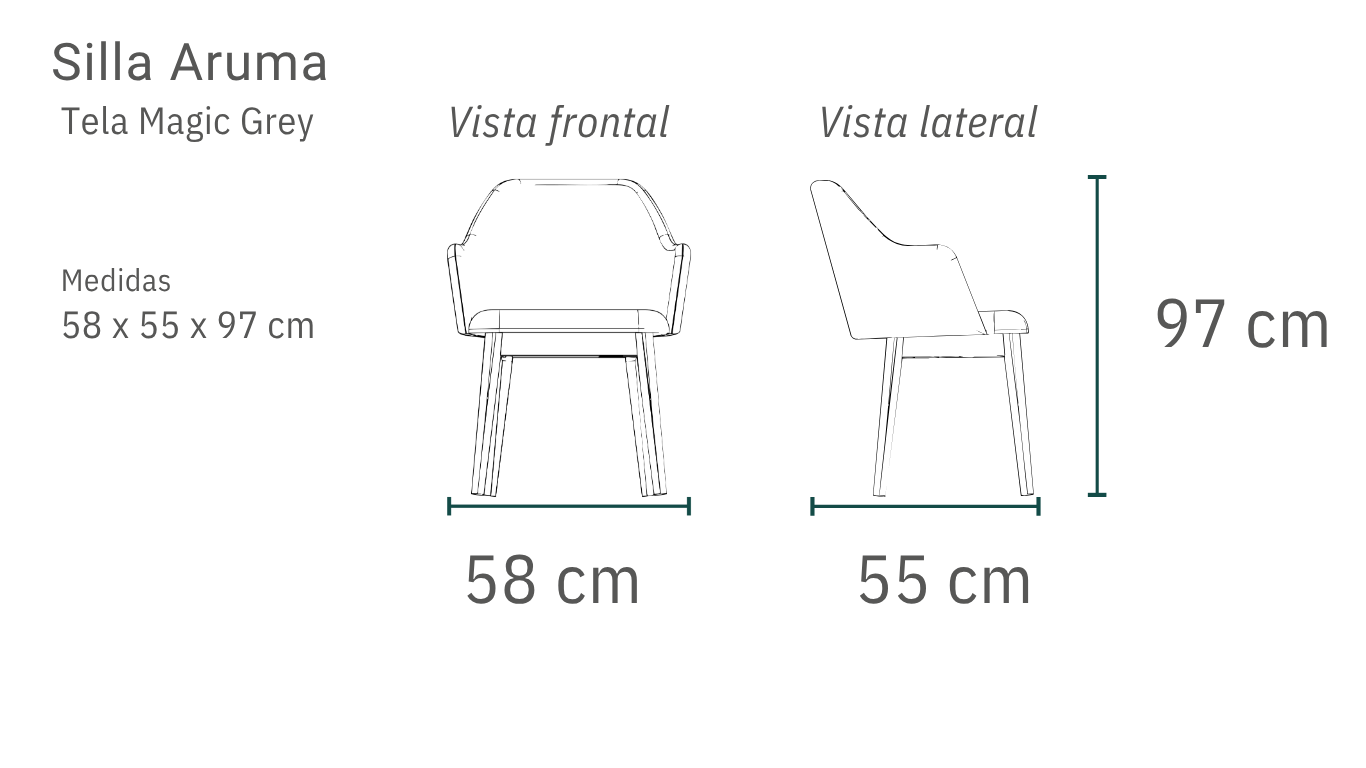 Comedor Aruma 6 personas / 8 personas.