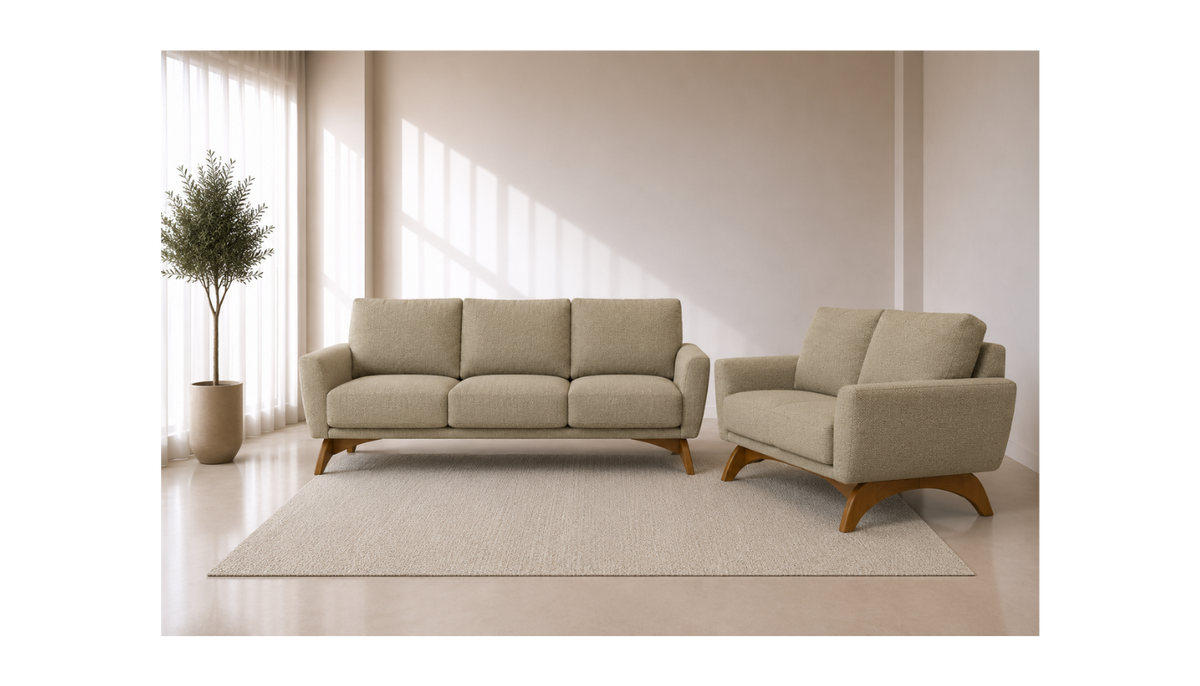 Sofa y Loveseat Glaciar