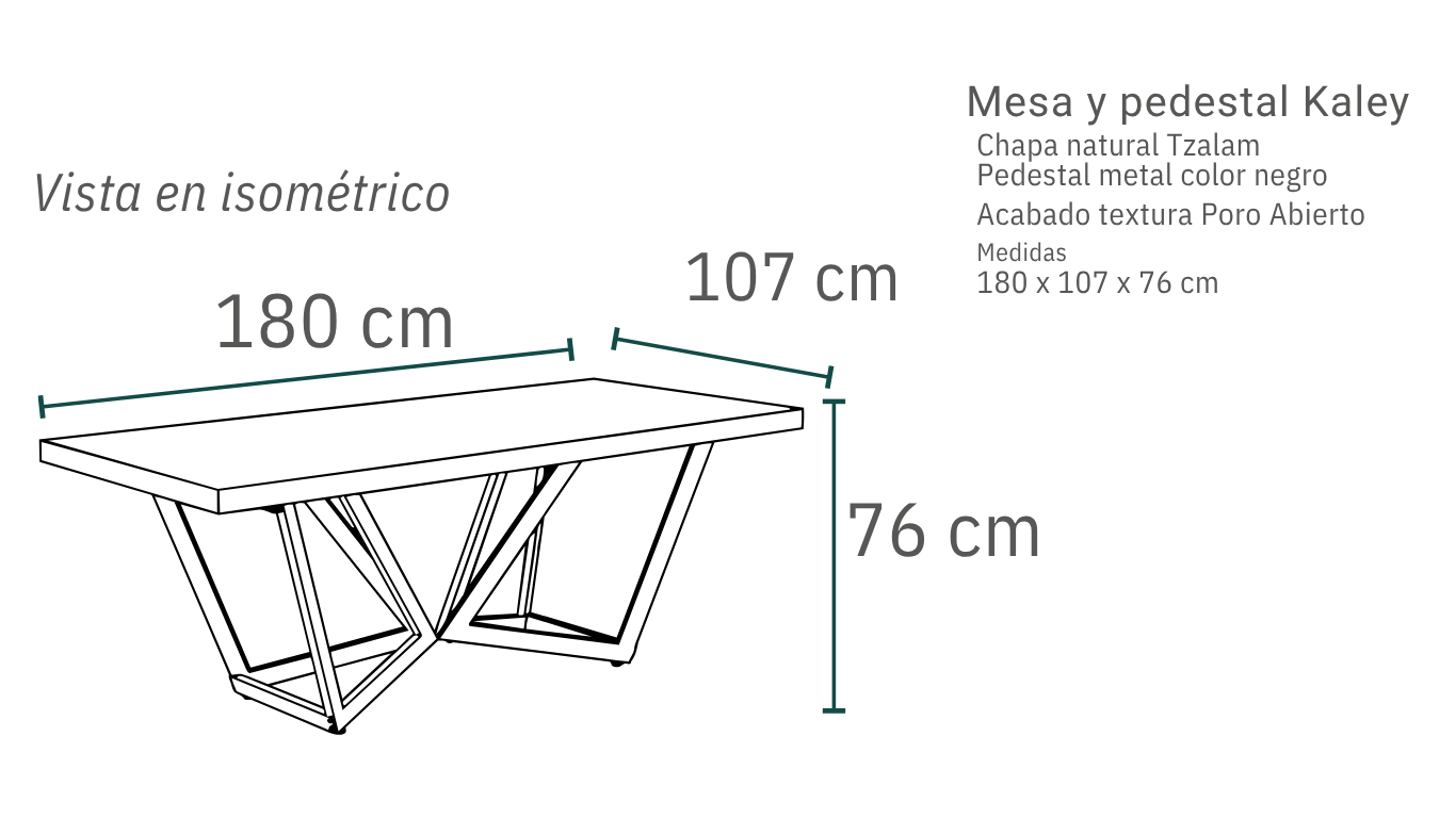 Comedor Kaley 6 personas