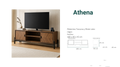 Mesa de TV Athena